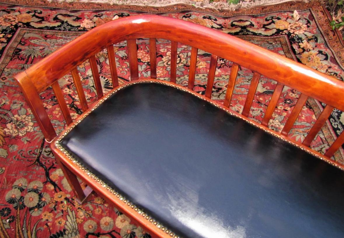 Antique Mission Josef Hoffmann Settee, Stickley Era - W5278     SALE        SALE In Good Condition In Shamokin Dam, PA