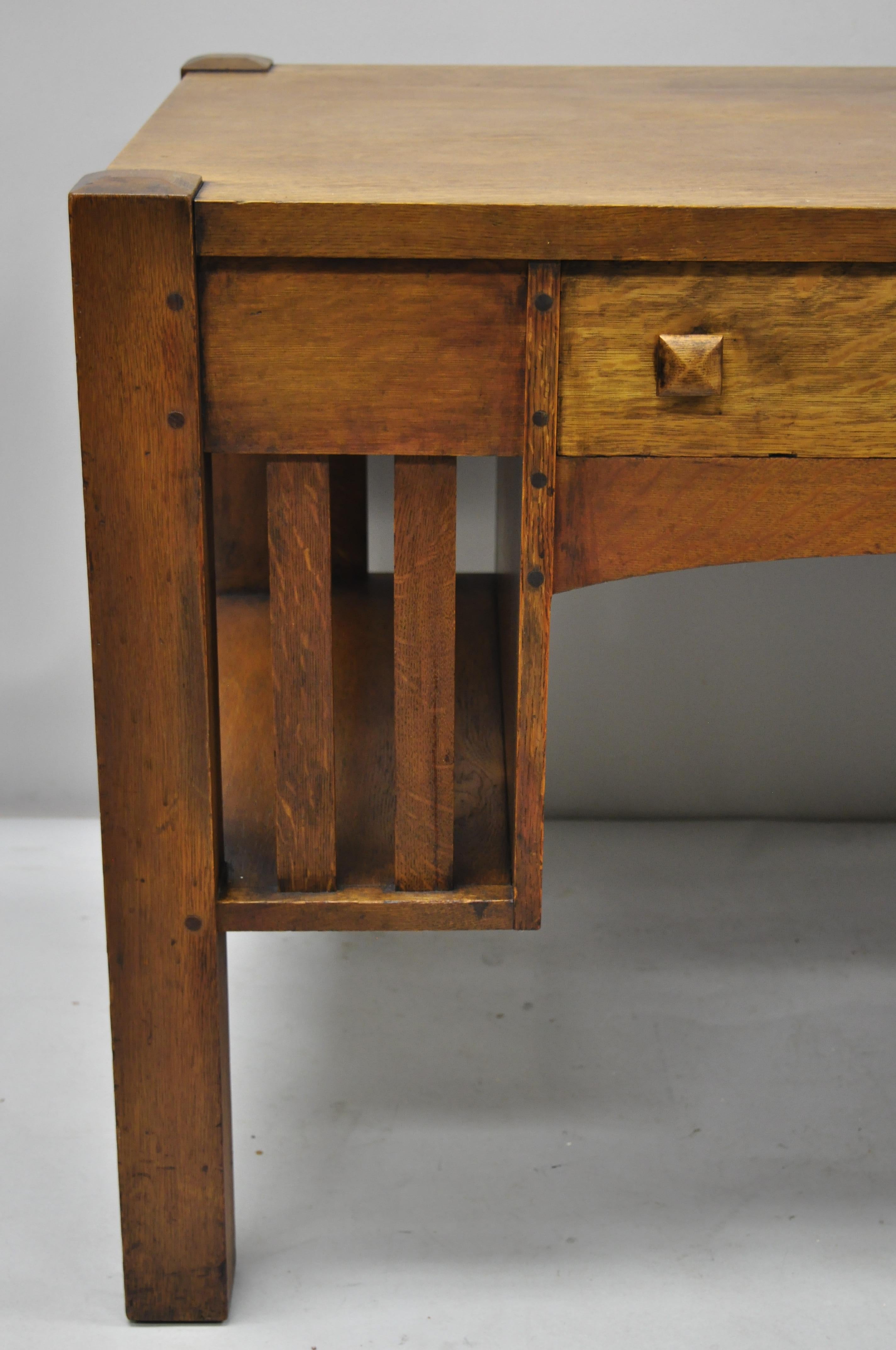 antique library desk