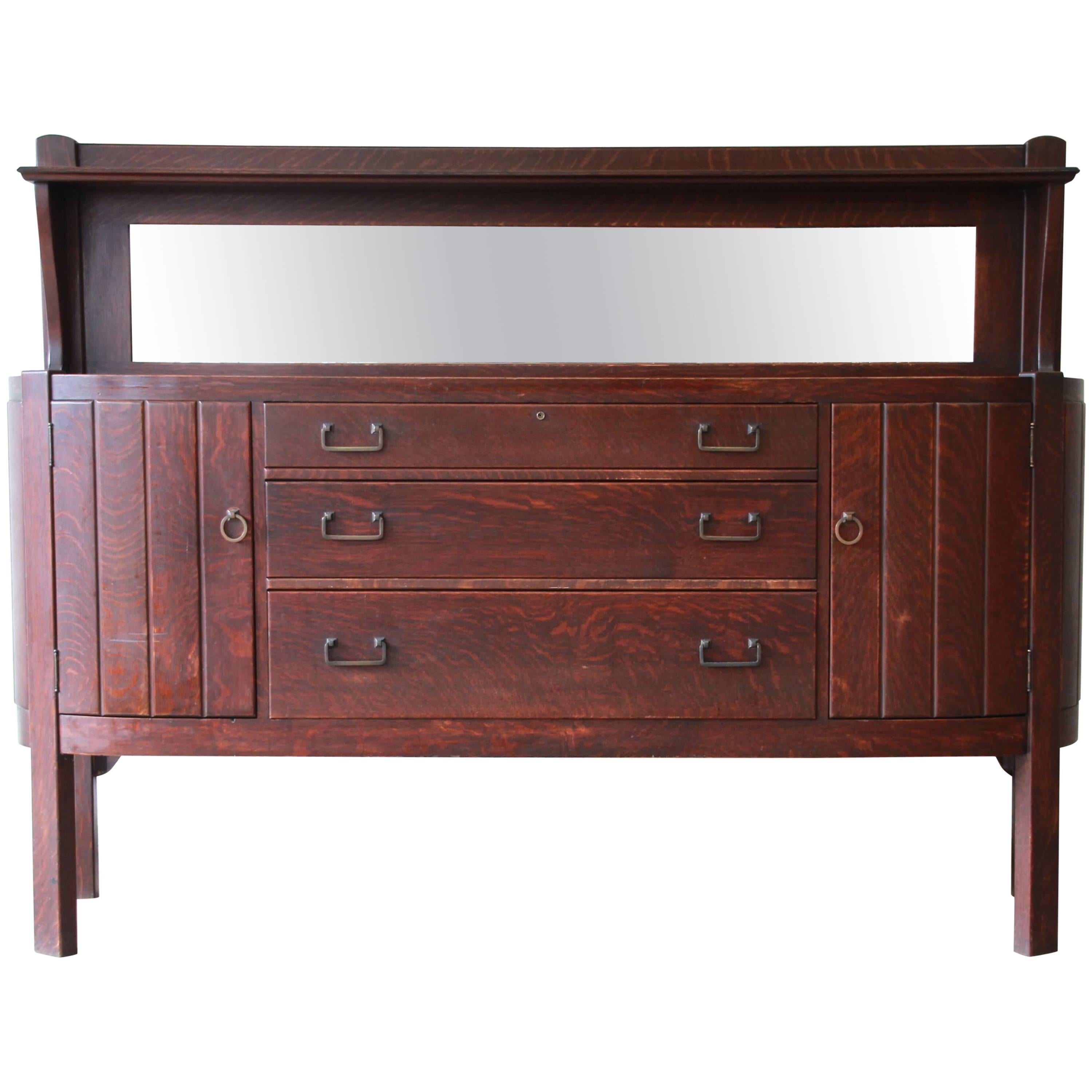Antique Mission Oak Sideboard by Grand Rapids Chair Co., circa 1910
