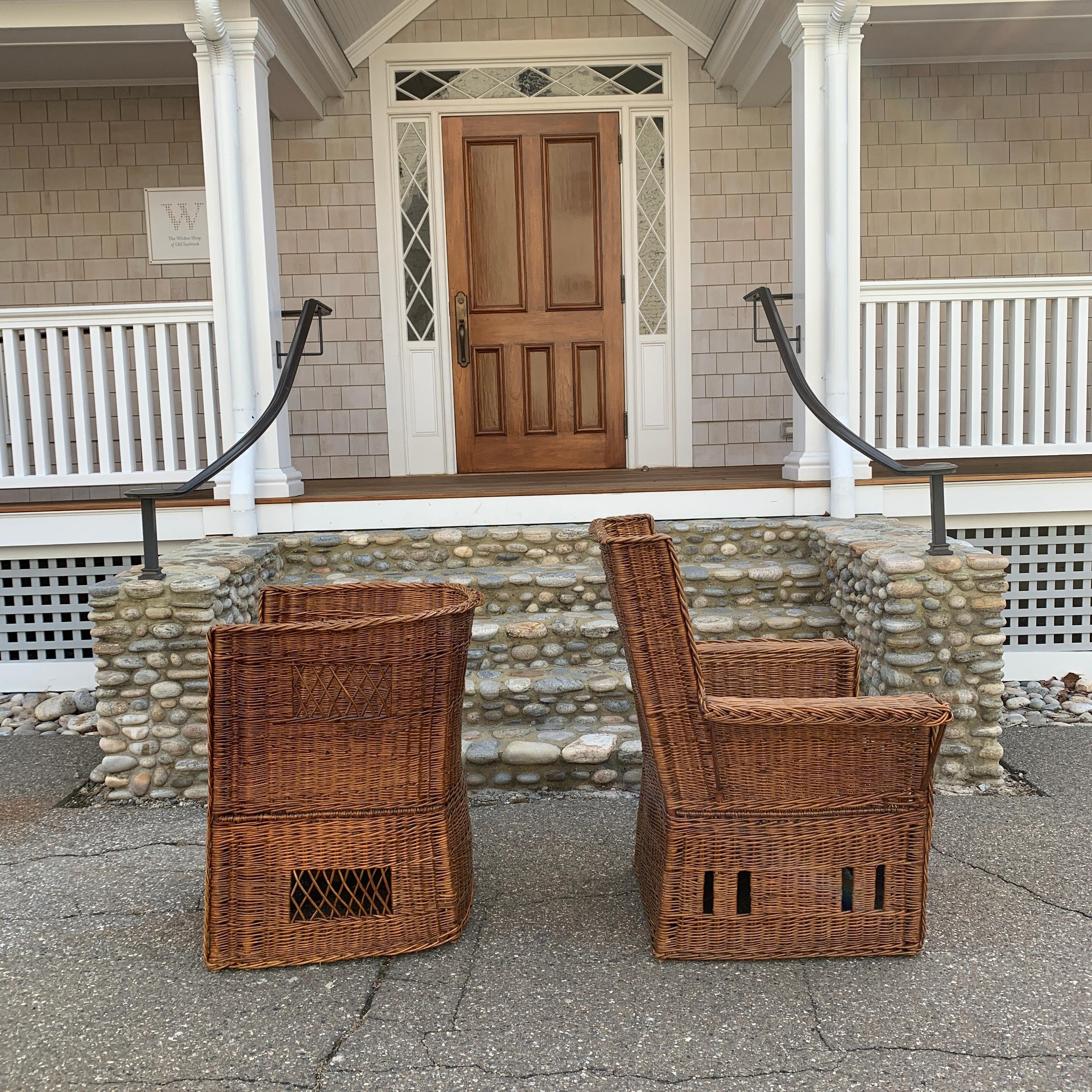 Antique Mission Willow Chairs 1