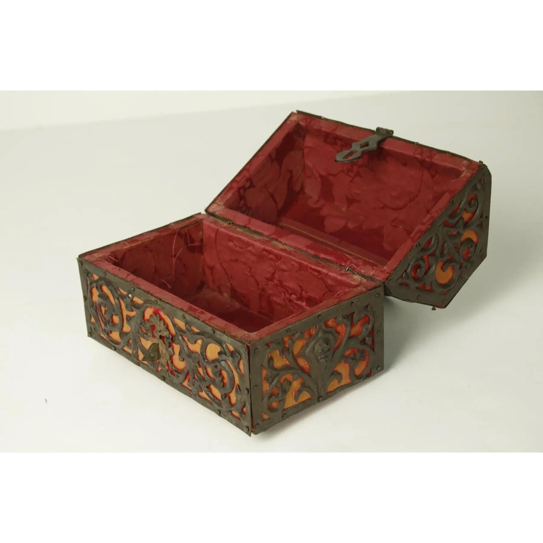 Unknown Antique Mizner Spanish Box Circa 1800 For Sale