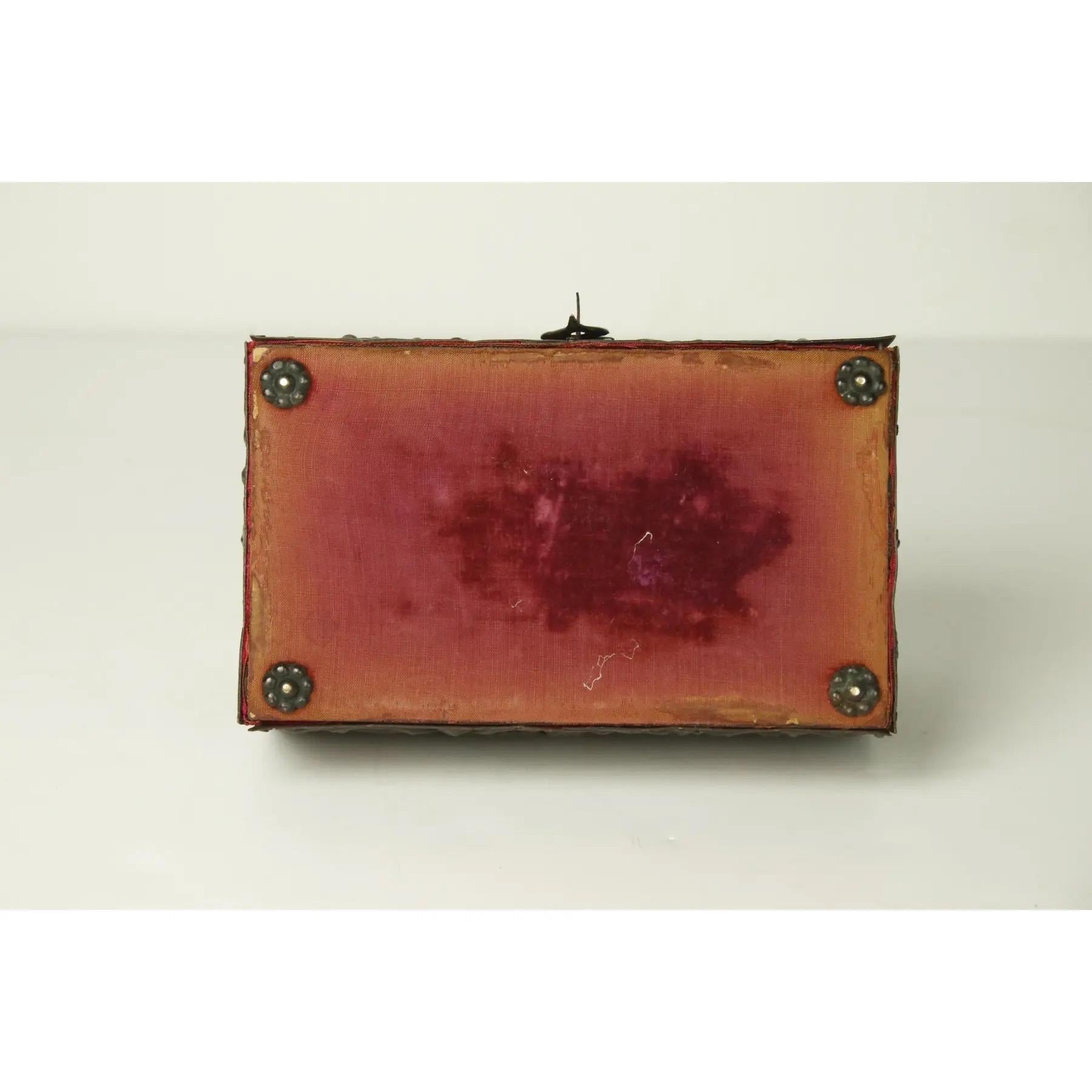 Early 19th Century Antique Mizner Spanish Box Circa 1800 For Sale