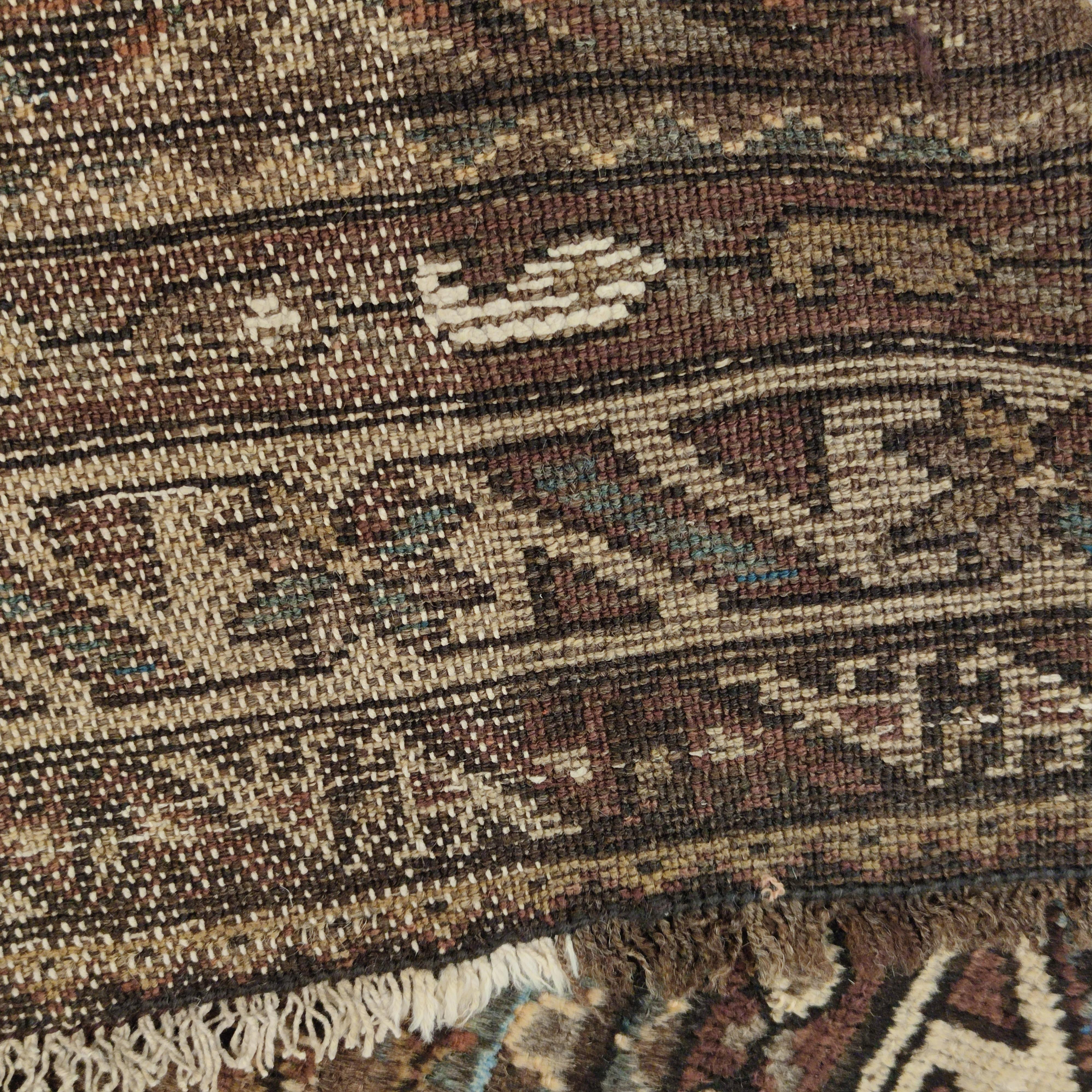 Alfombra de diseño integral Bakshaish marrón moca antiguo siglo XIX en venta