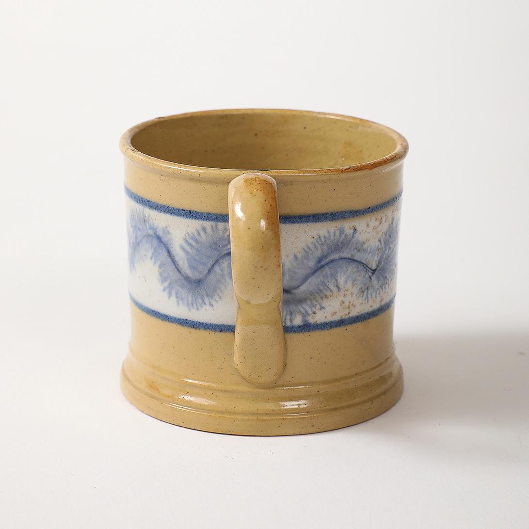 Inglese Tazza antica Mochaware in vendita