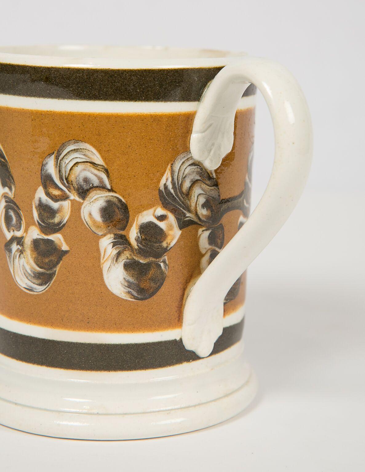 English Antique Mochaware Mug