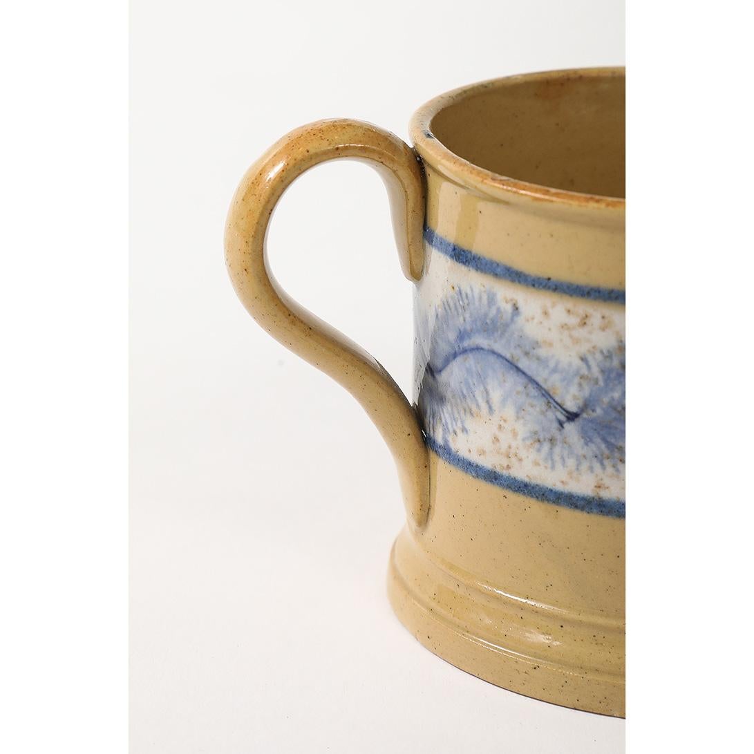 Tazza antica Mochaware In condizioni buone in vendita a New York, NY