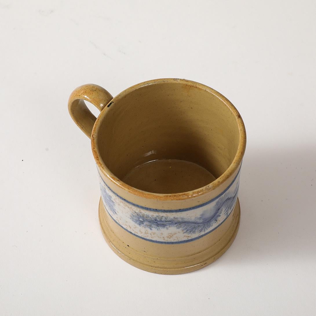 Tazza antica Mochaware in vendita 1