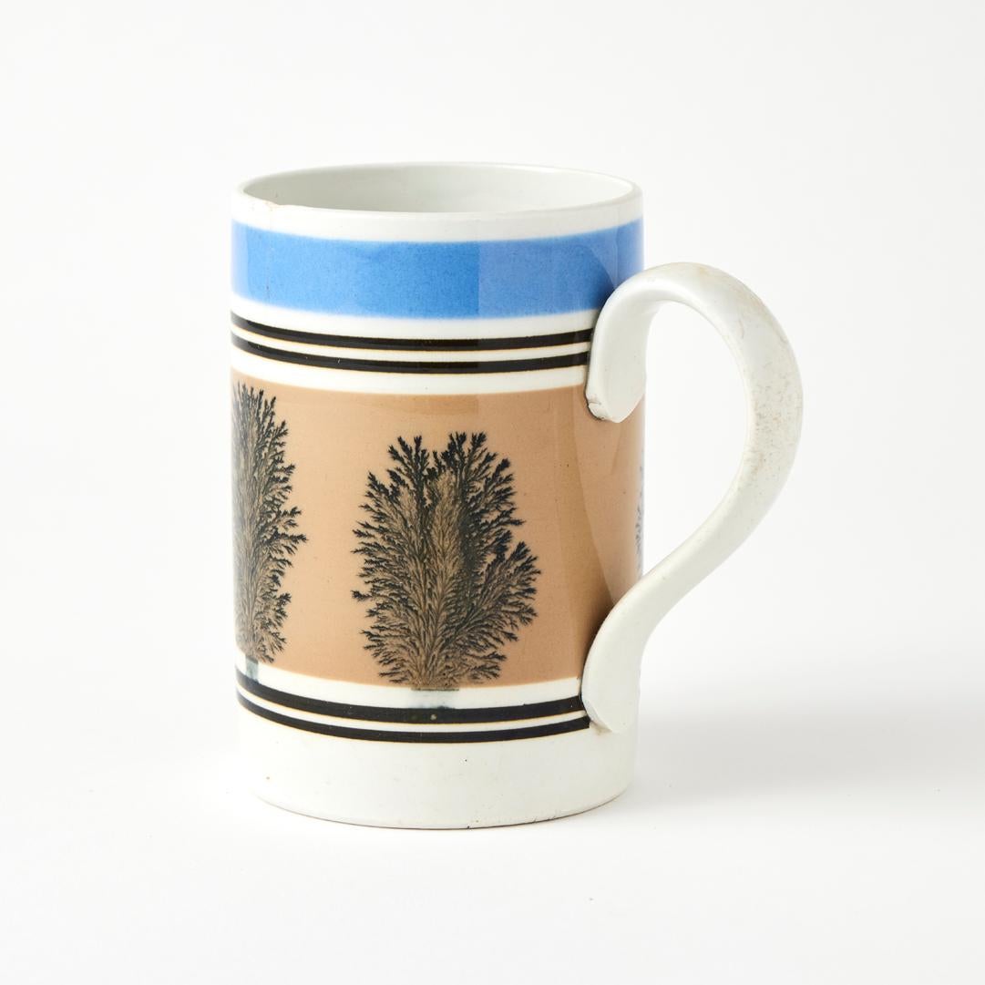 Taza antigua de Mochaware en venta 1