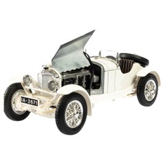 Decorative Antique MODEL CARS, Collectible Cream Car Tonka/Burgao, Italy.