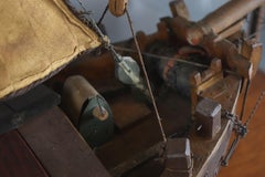 Antico modello di una chiatta del Tamigi