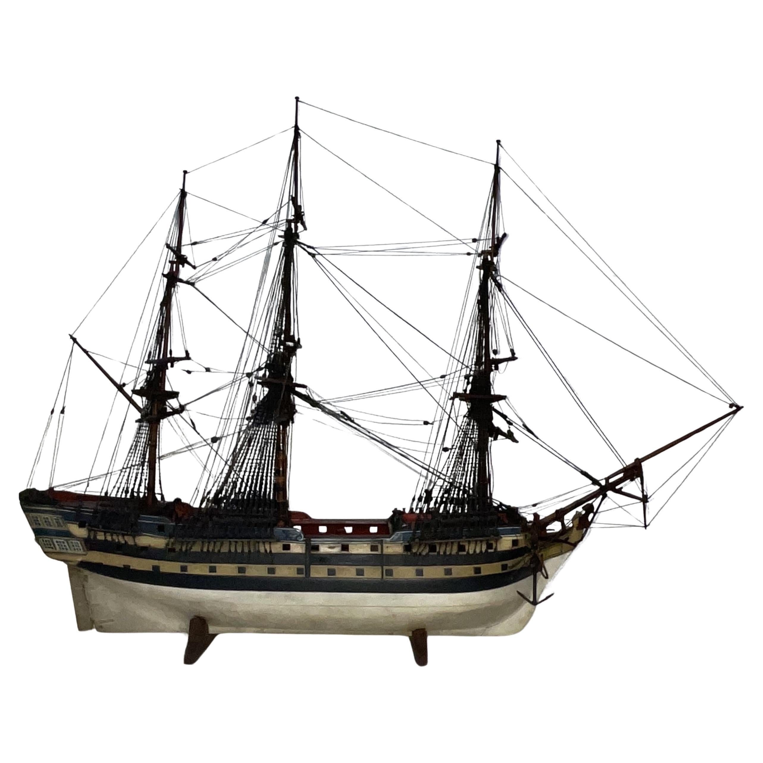 Antique Model of an English Frigate