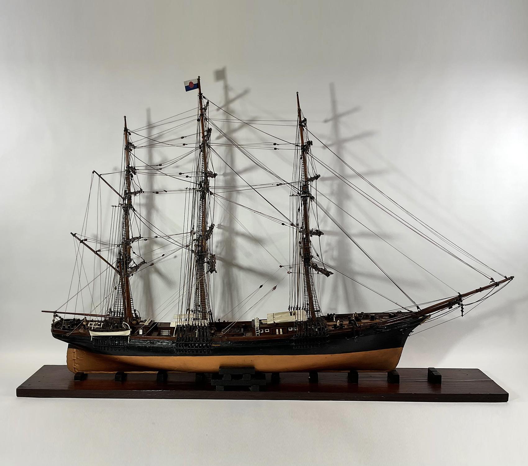 Early twentieth century clipper ship model of the 