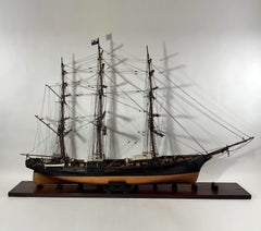 Antikes Modell des Klipperschiffs Nightingale