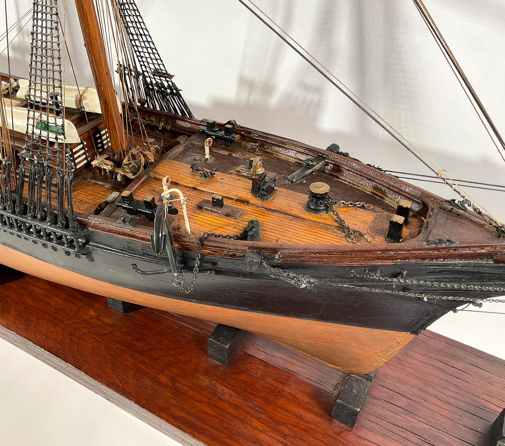 North American Antique Model of Clipper Ship Nightingale
