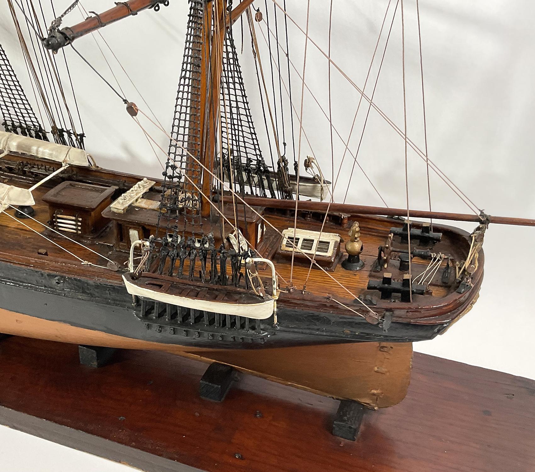 Early 20th Century Antique Model of Clipper Ship Nightingale