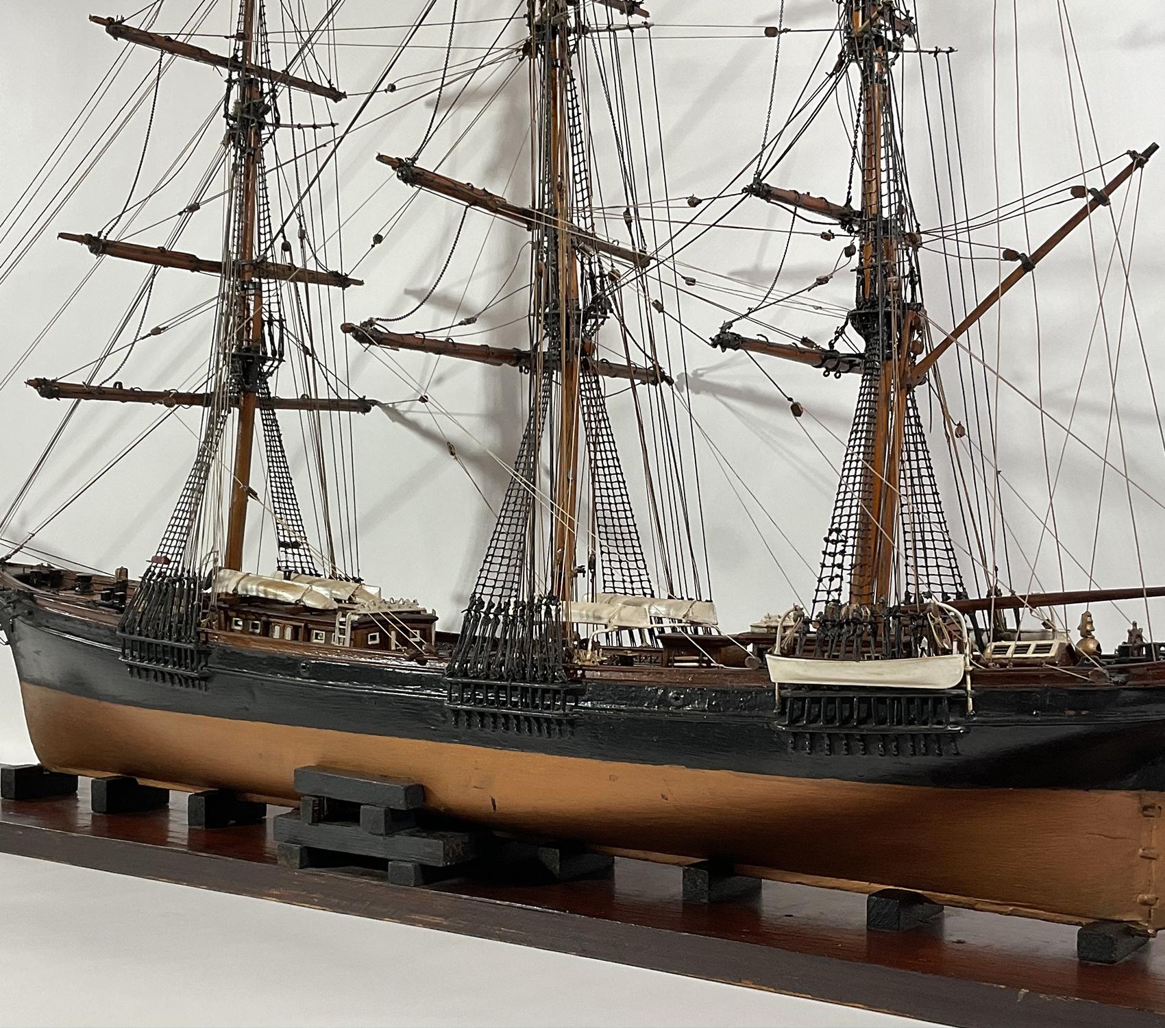 Antique Model of Clipper Ship Nightingale 1