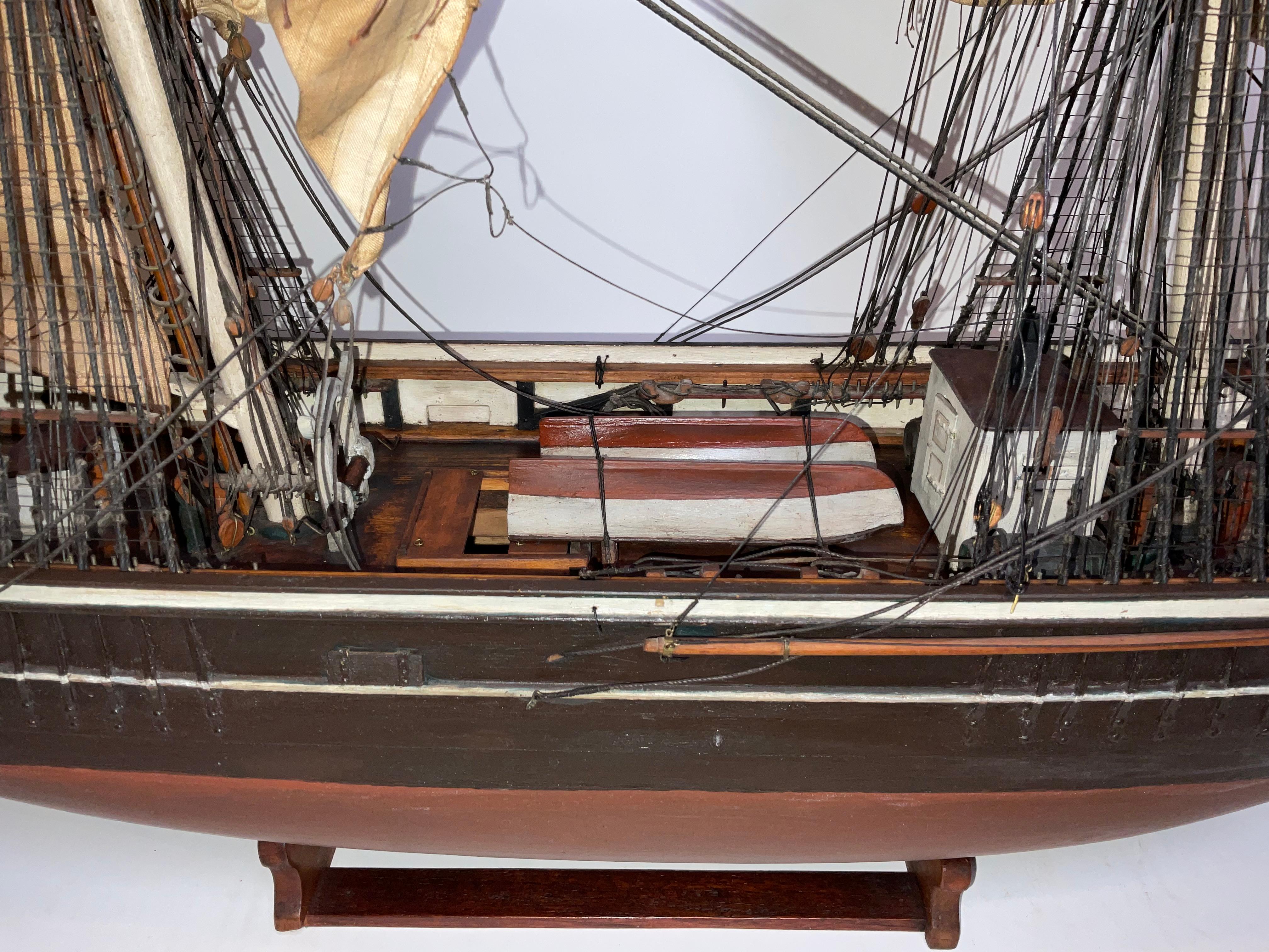 Antico modello del brigantino Bertha in vendita 5