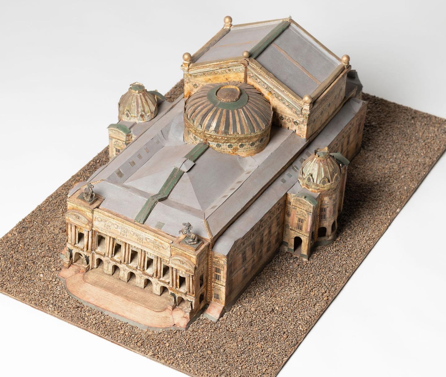 Antique model of the Paris Opera House, French, decorative model For Sale 5