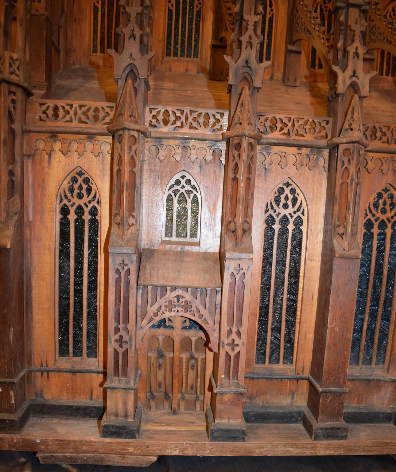 Bois Modèle ancien de cathédrale d'Ulm en vente
