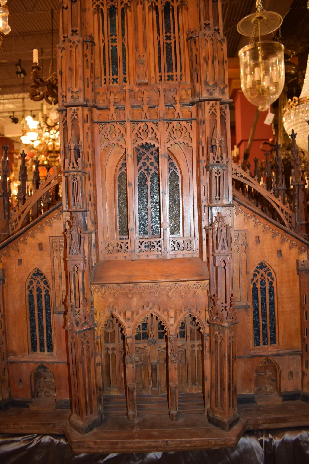 20th Century Antique Model of Ulm Cathedral For Sale