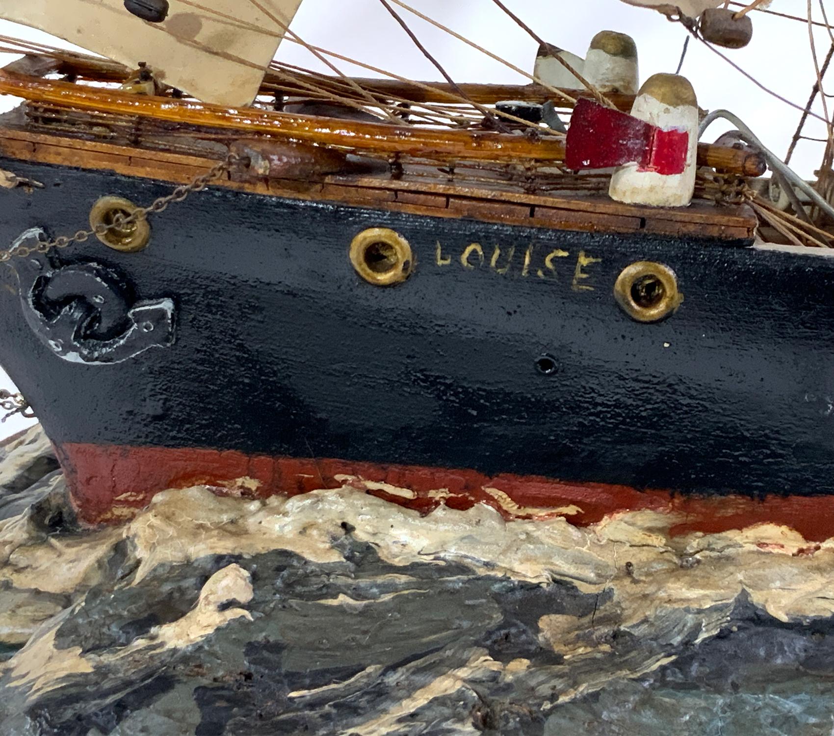 Antique Model of Windjammer Louise For Sale 8