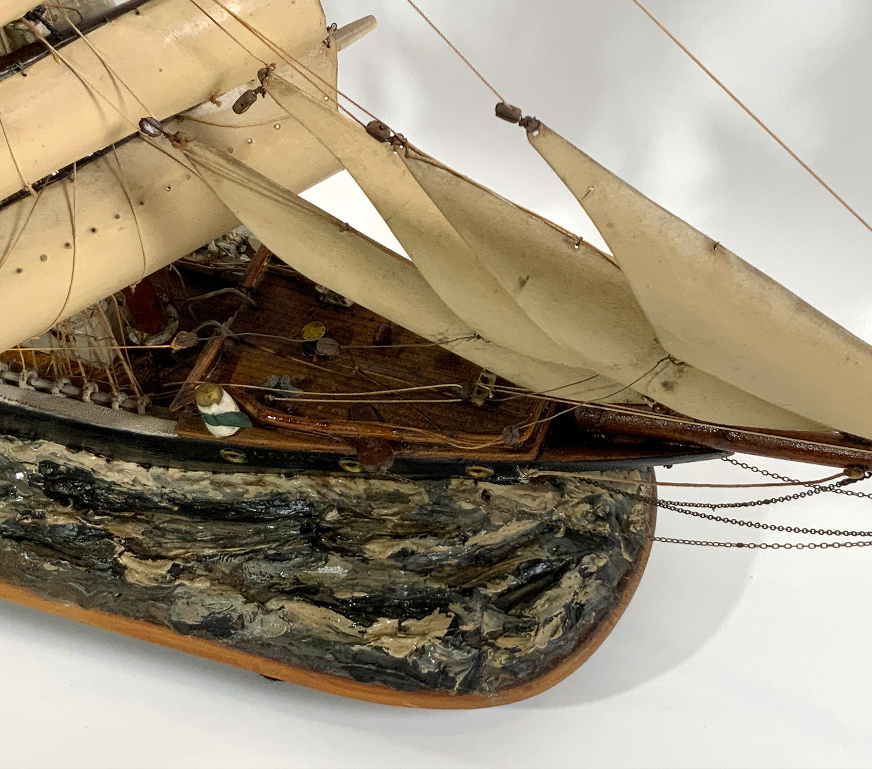 Antique Model of Windjammer Louise For Sale 3