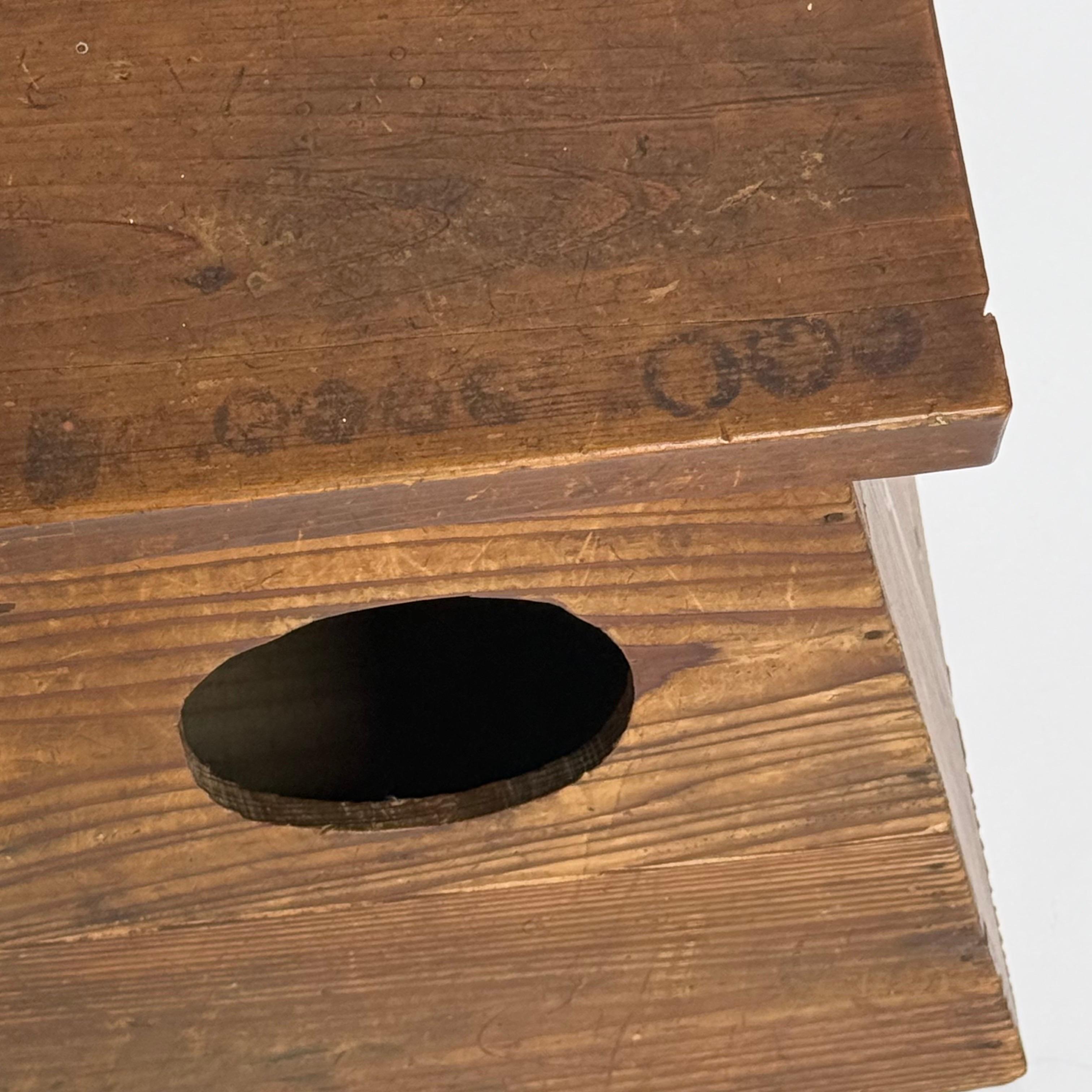 Antique Modernist Japanese Shopkeepers Stool For Sale 1