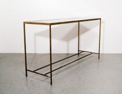 Antique Modernist Tortoiseshell Console Table