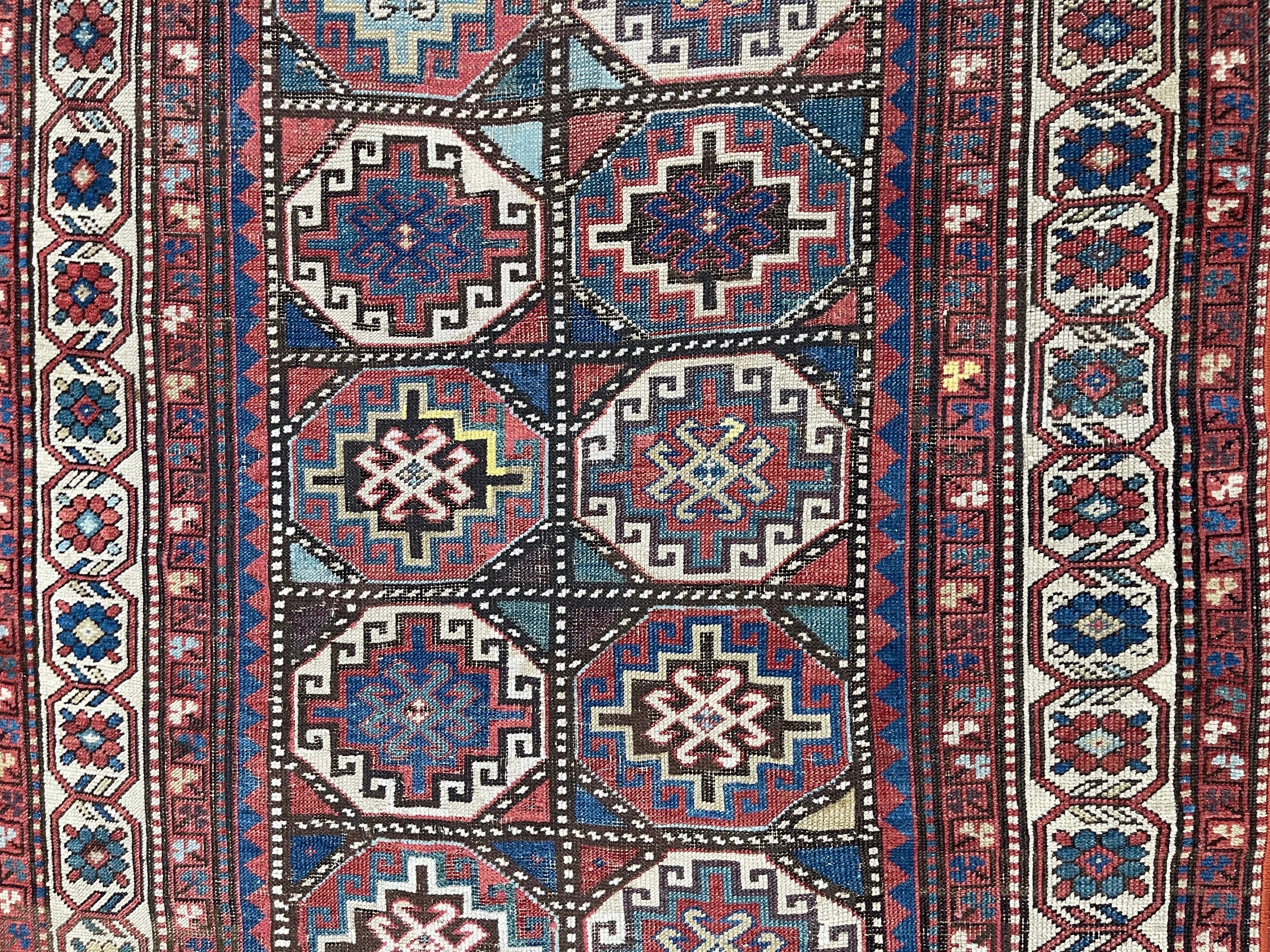 Inizio XX secolo Antico Moghan Kazak, 1910 circa in vendita