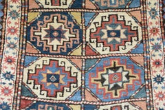 Antique Moghan Kazak Runner