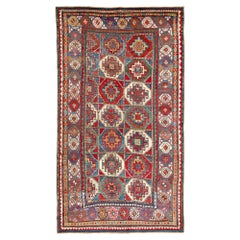 Antique Moghan Kazak Wool Rug, Caucasus Mountains, circa 1870