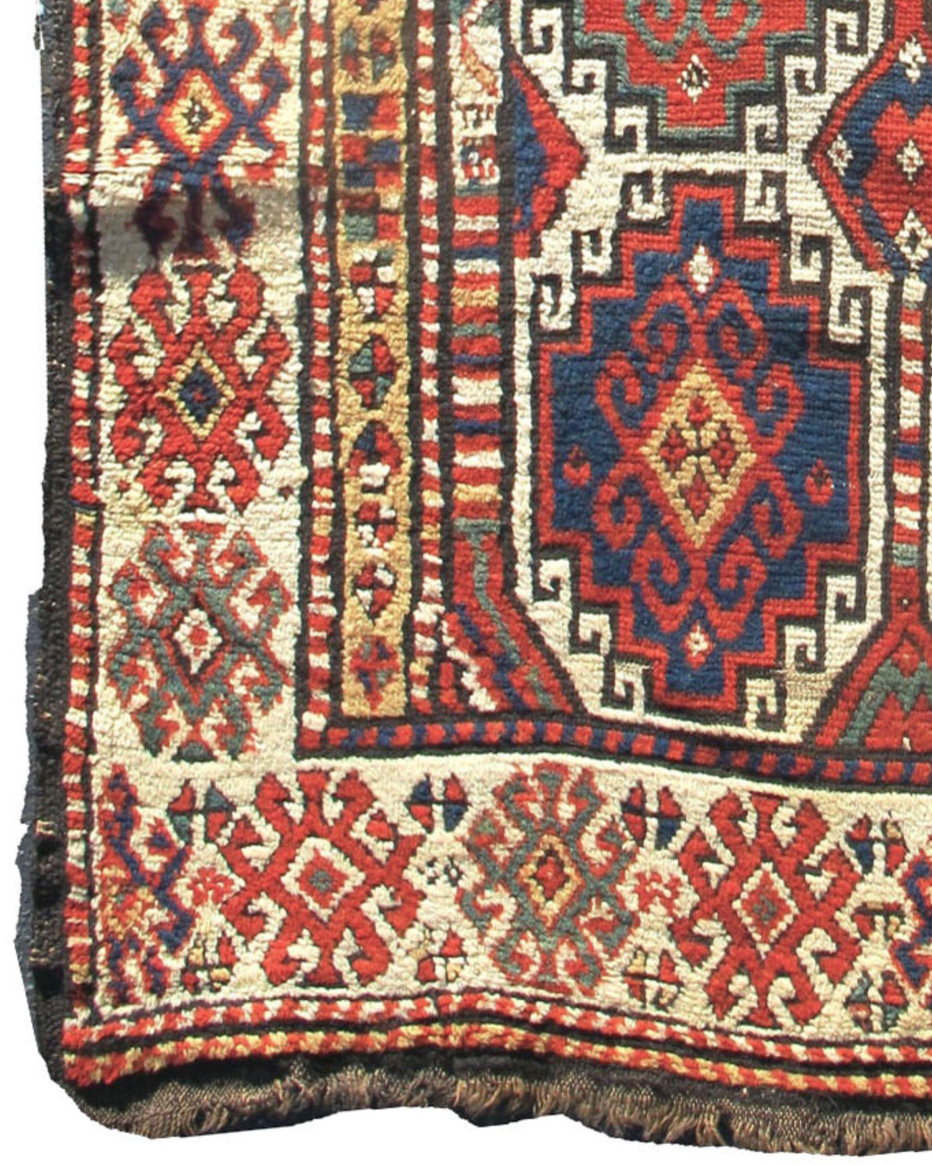 Antique Moghan Rug, Late 19th Century In Excellent Condition For Sale In San Francisco, CA