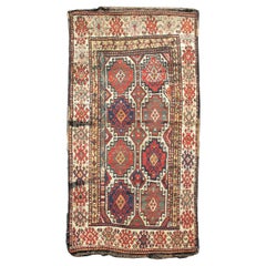 Antique Moghan Rug, Late 19th Century