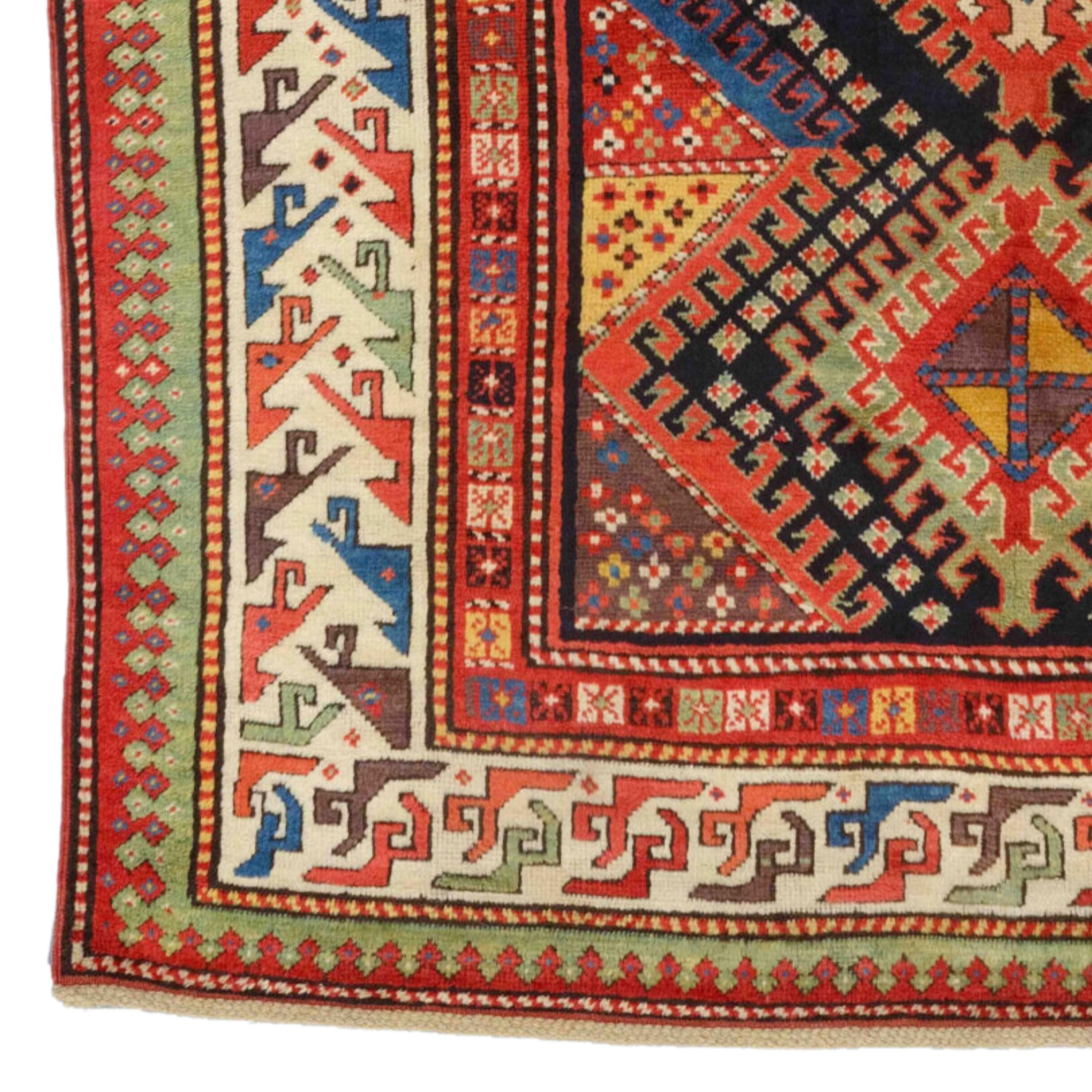 Antique Moghan Rug - Caucasian Rugs
Middle of 19th Century An Unusual Caucasian Moghan Rug Good condition, original finishes all around.
Size 137 x 237 cm (53,9x93,3 In)

The Caucasian Moghan Rug is an extraordinary and distinctive antique Oriental