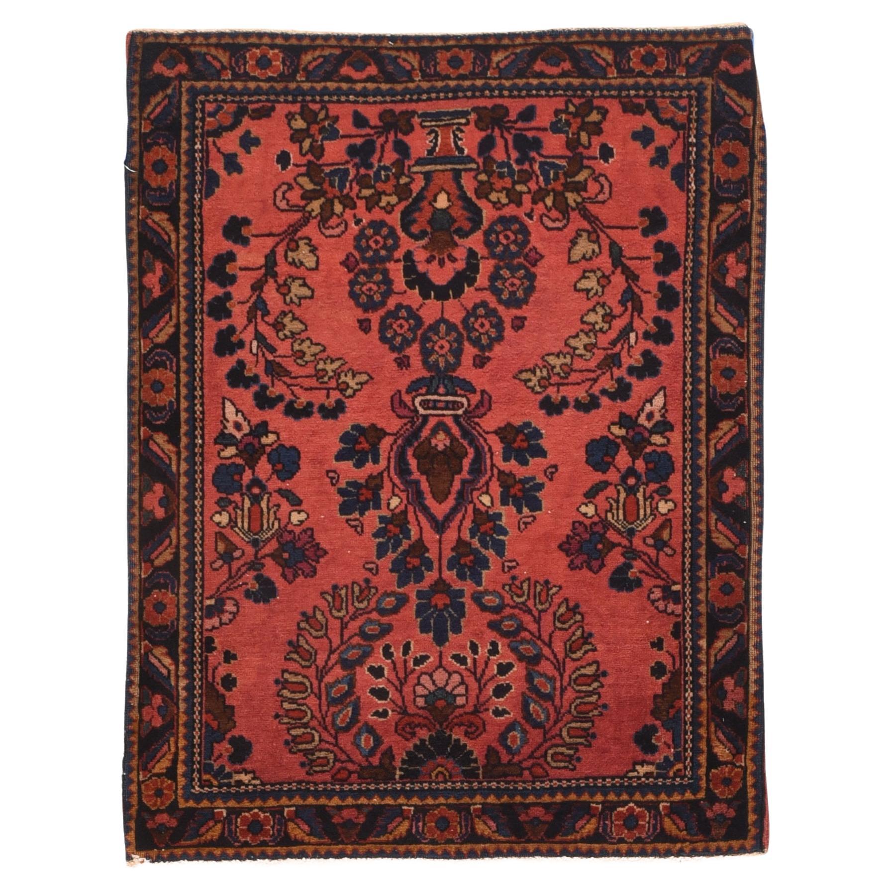 Persian Antique Mohajeran Sarouk Rug For Sale