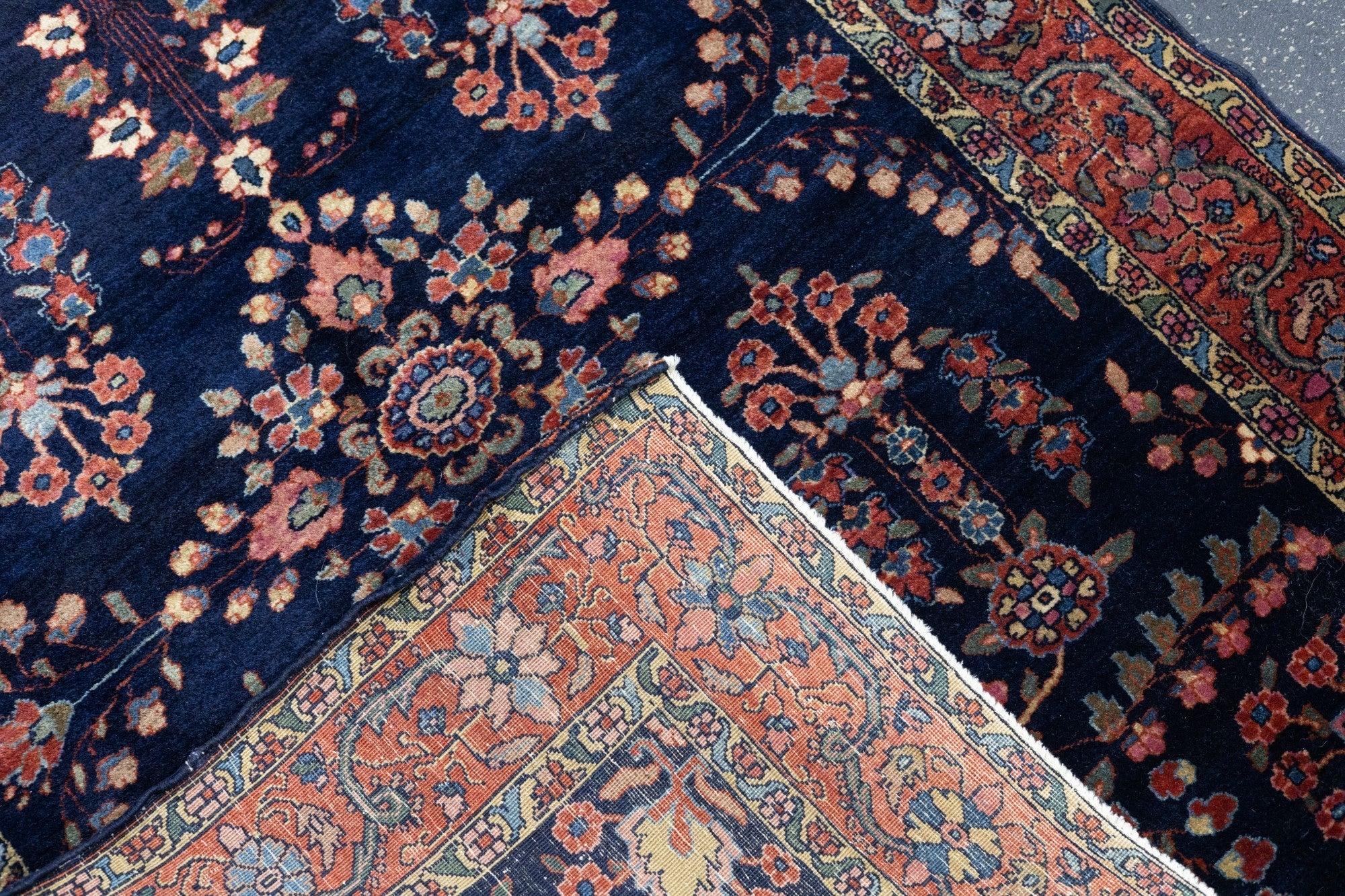 Tapis Mohajeran Sarouk ancien 3'4'' x 4'10'' en vente 4