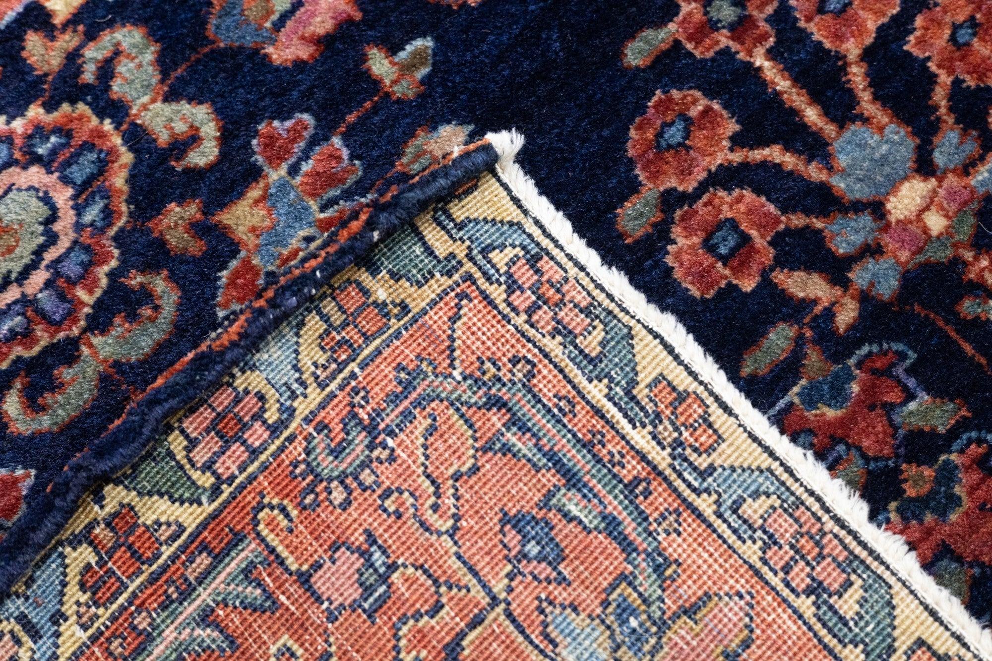 Tapis Mohajeran Sarouk ancien 3'4'' x 4'10'' en vente 5