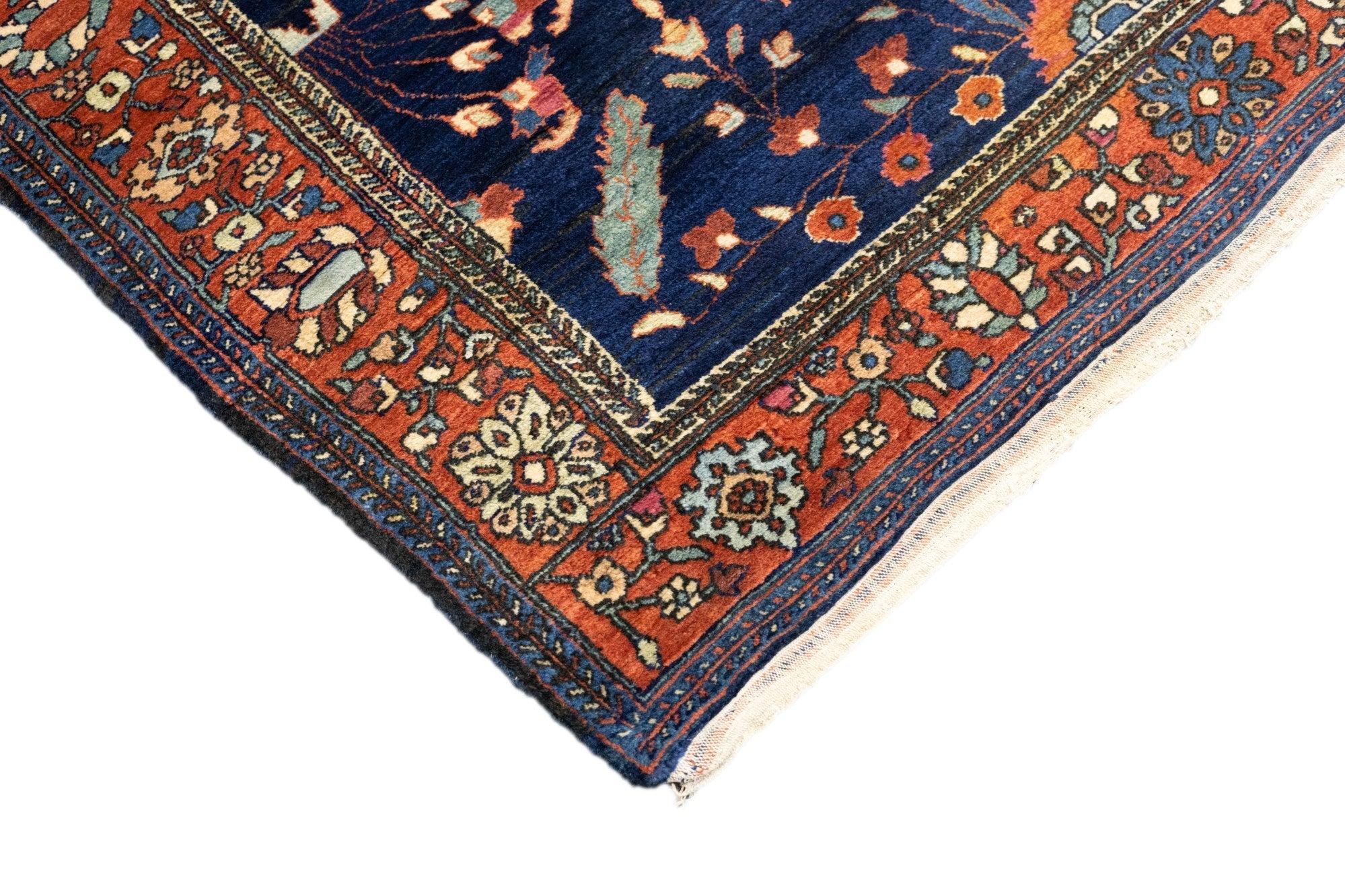 Antiker Mohajeran Sarouk-Teppich 3'9'' x 4'11'' (Persisch) im Angebot