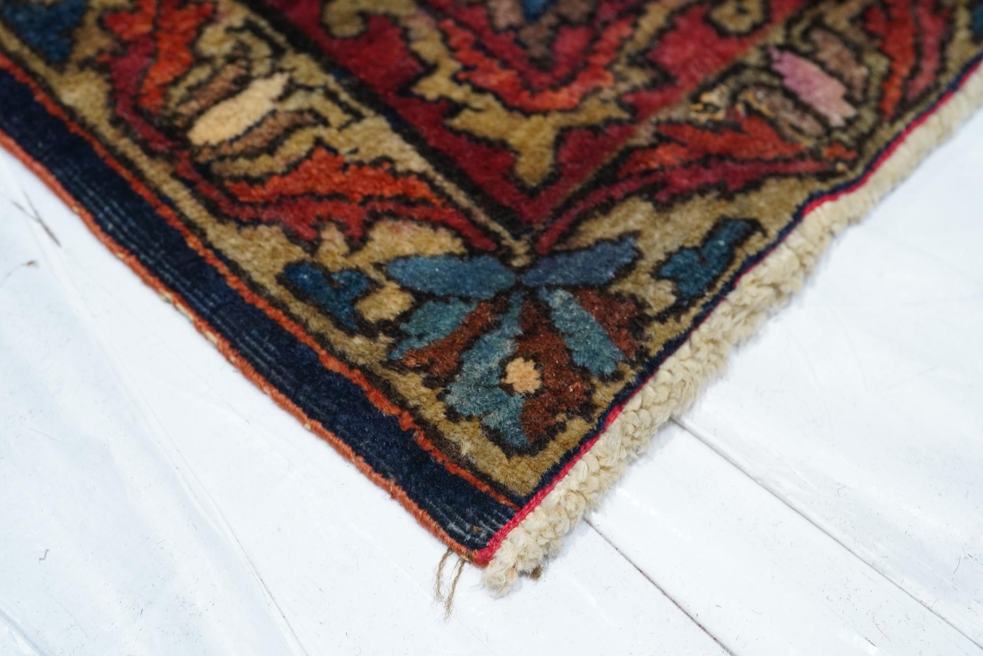 Asian Antique Mohajeran Sarouk Rug For Sale