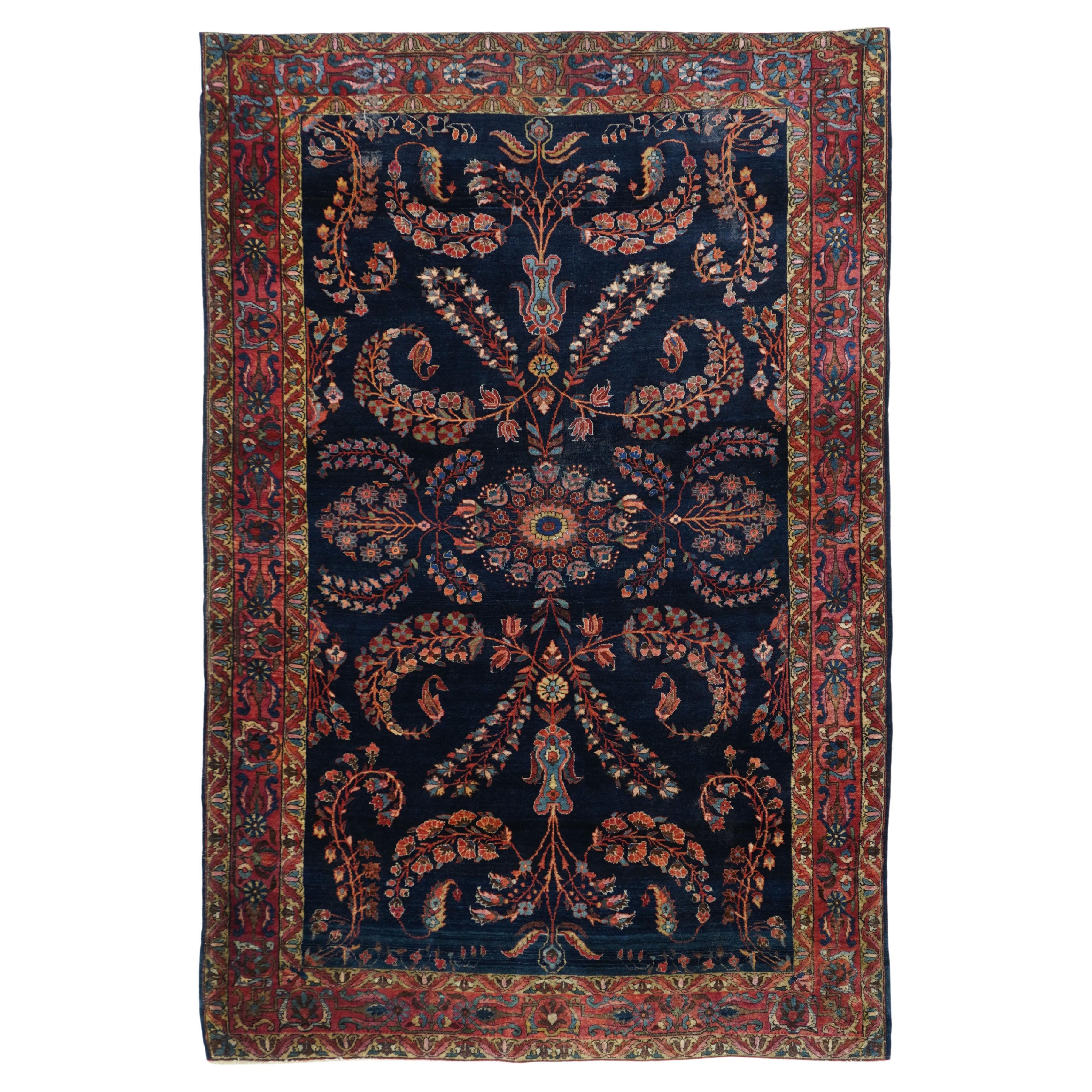 Antiker Mohajeran-Sarouk-Teppich im Angebot