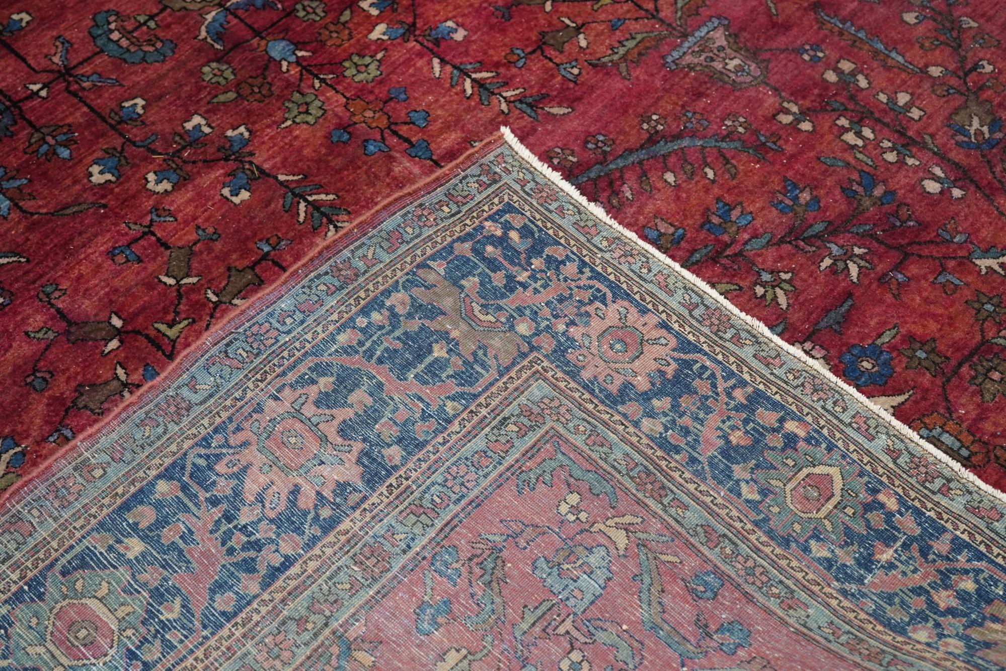 Tapis Mohajeran Sarouk ancien 6'10'' x 10'4'' en vente 4