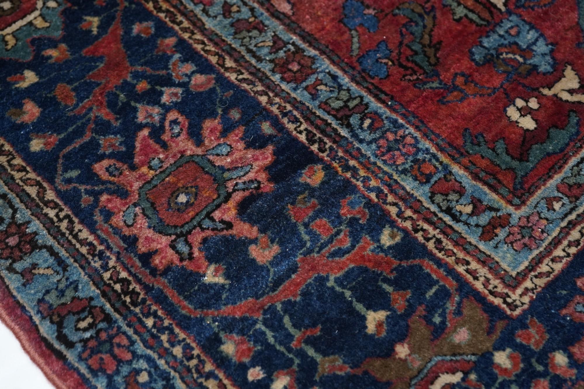 Tapis Mohajeran Sarouk ancien 6'10'' x 10'4'' Excellent état - En vente à New York, NY