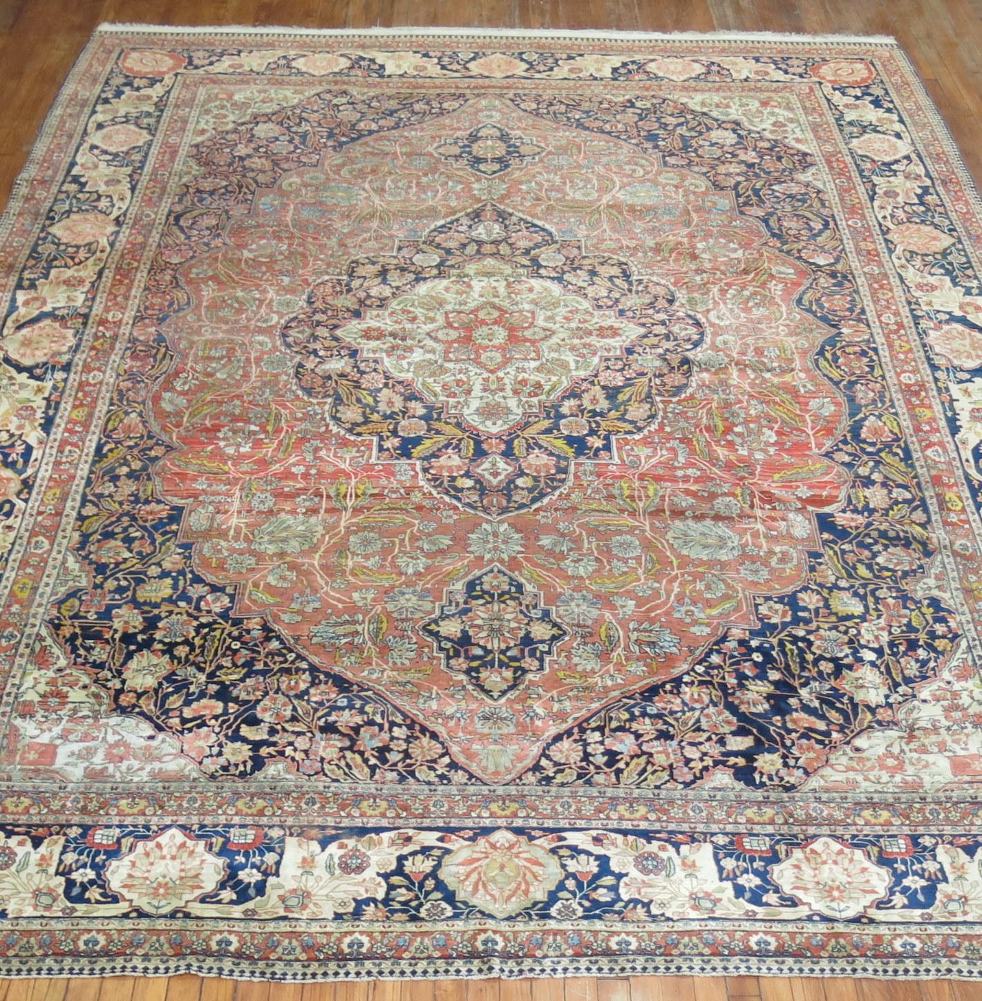 antique motasham kashan rugs