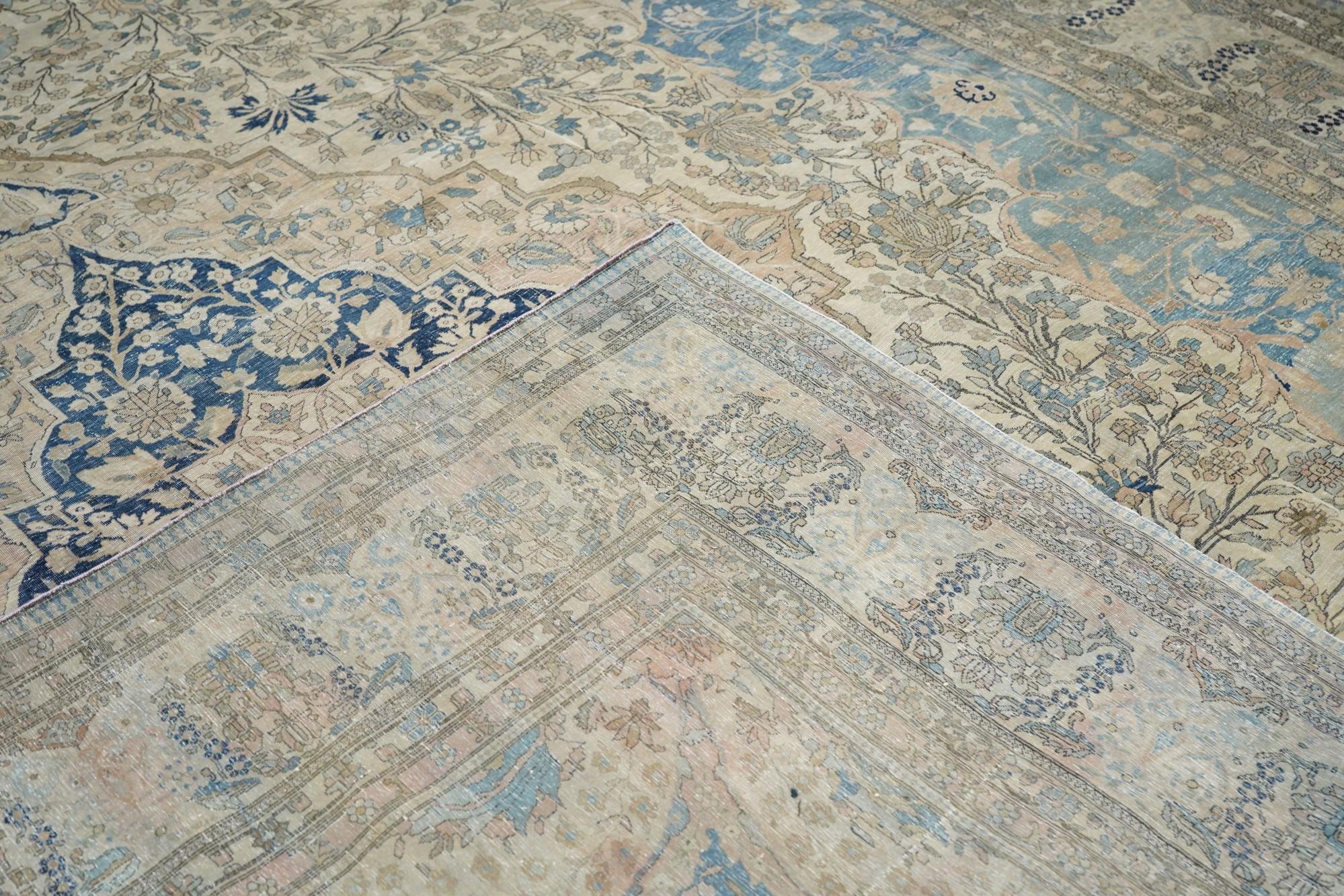 Antiker Mohtasham Kashan-Teppich 10'0
