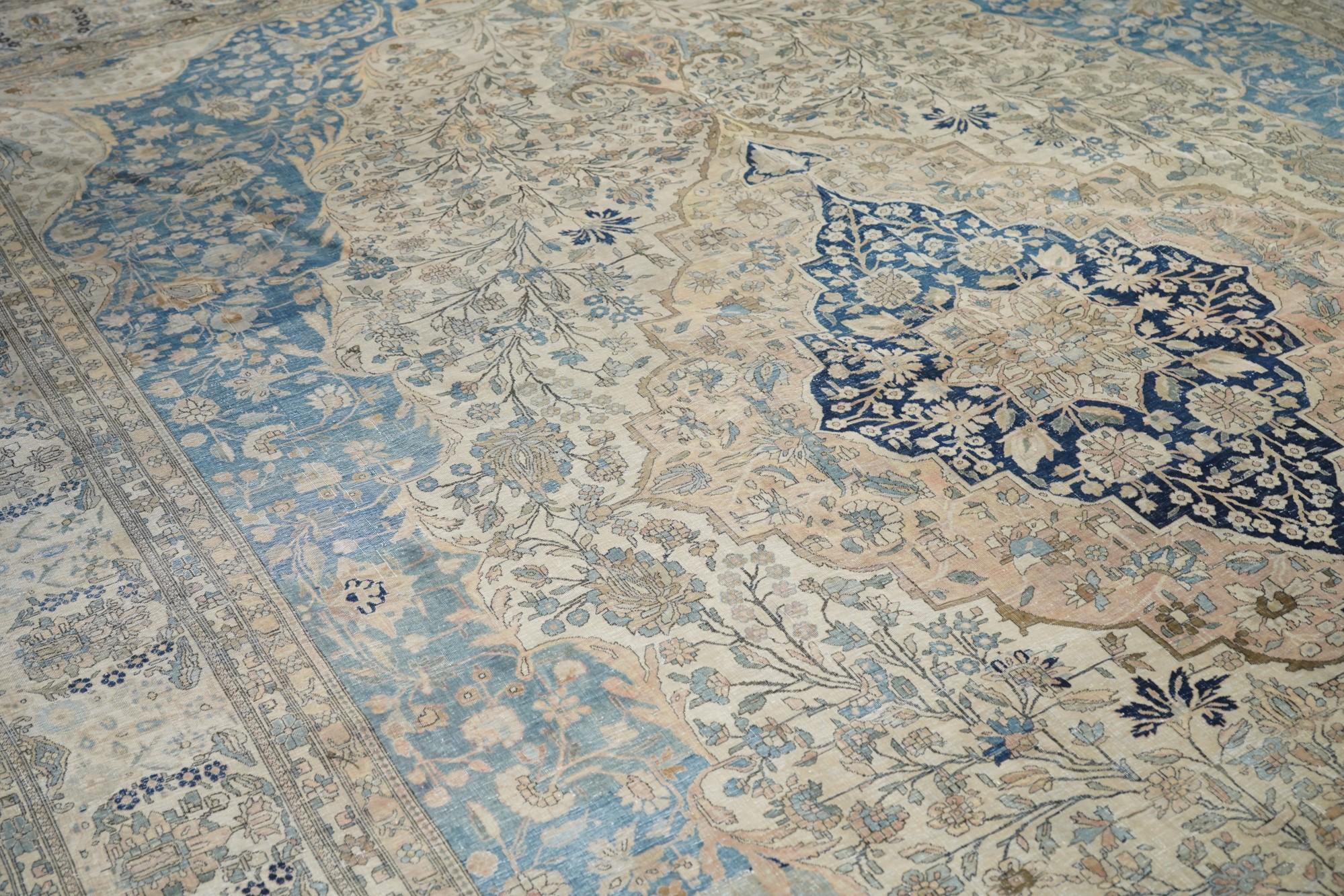 Antiker Mohtasham Kashan-Teppich 10'0