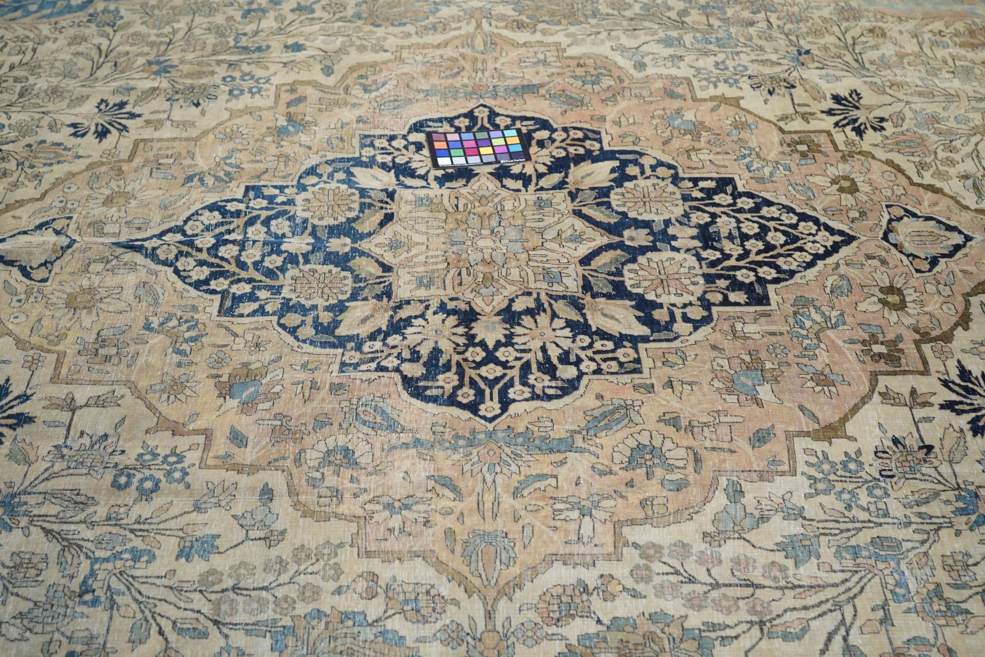 Antiker Mohtasham Kashan-Teppich 10'0