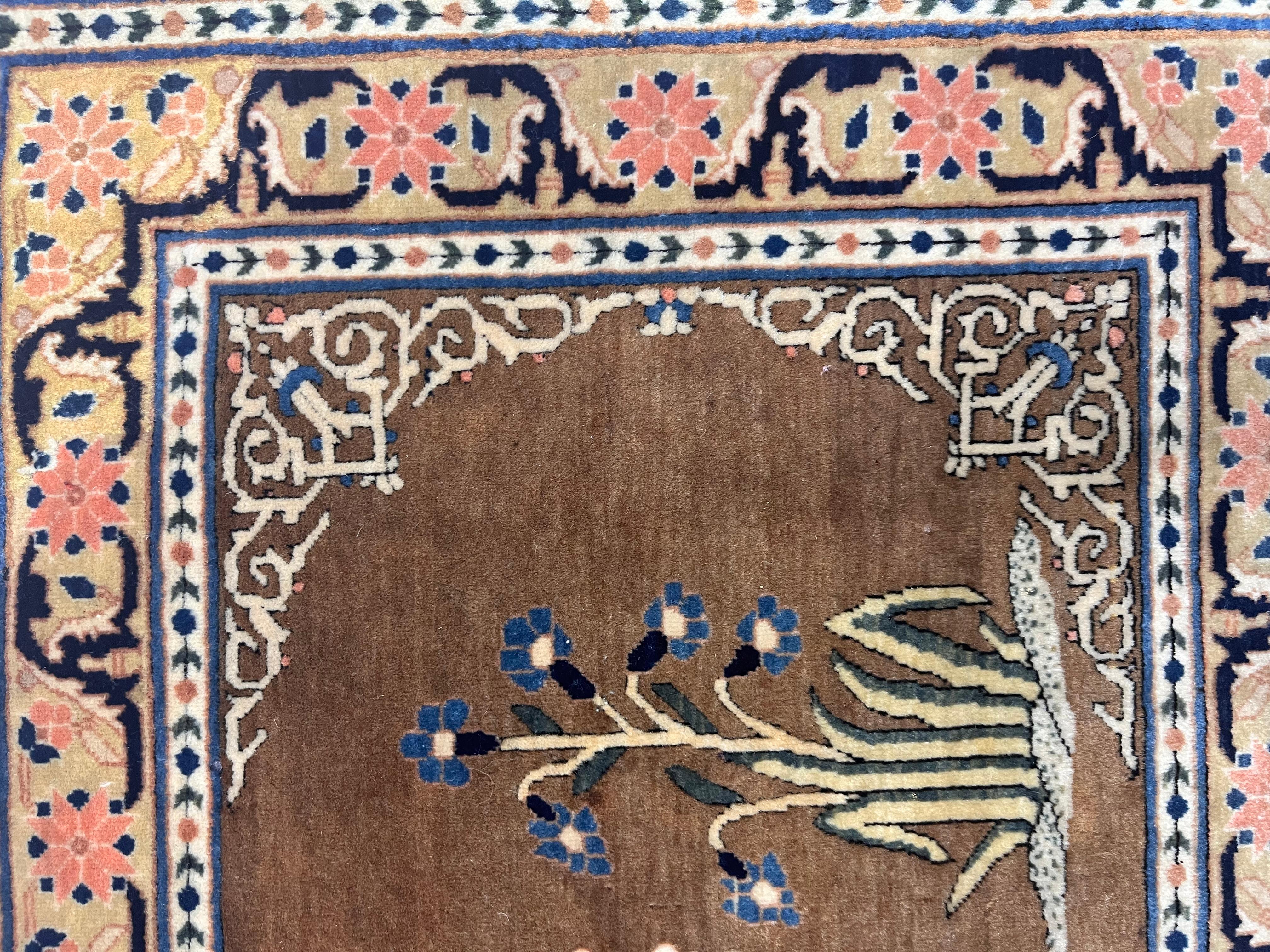 Persiano Tappeto antico Mohtasham Kashan 2'0