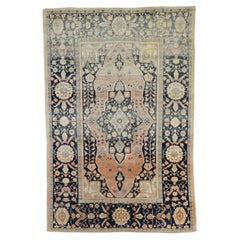 Tapis Mohtasham Kashan antique 4'1'' x 6'3''