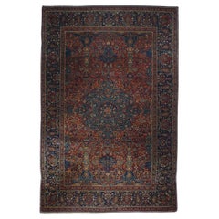 Antiquities Tapis Kashan 4'2'' x 6'7'' (en anglais)