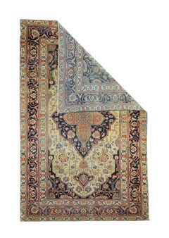 Antique Mohtasham Kashan Rug 4'3'' x 6'8''